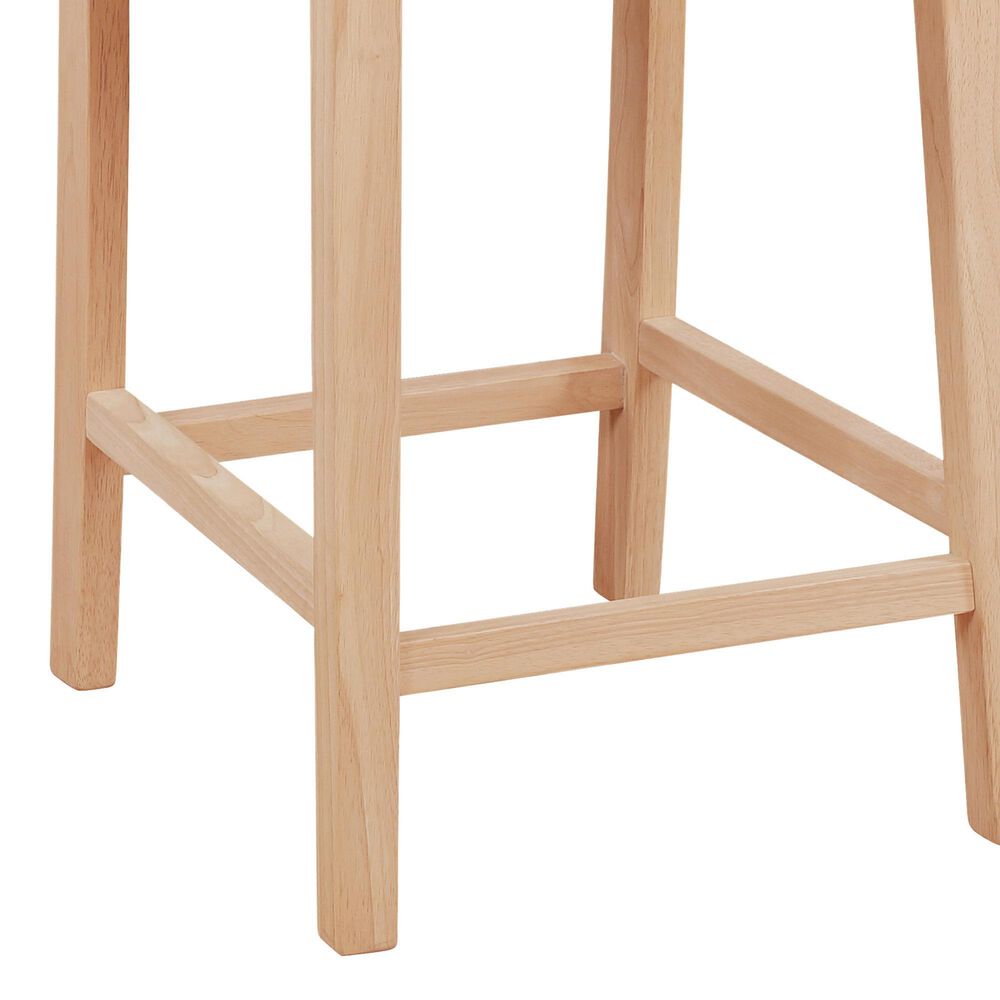 Linon Home Decor Devin Counter Stool in Unfinished (Set of 2), , large