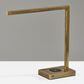 Adesso Aidan Charging Desk Lamp in Antique Brass, , large