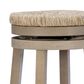 Linon Home Decor Morgan Swivel Bar Stool in Natural, , large