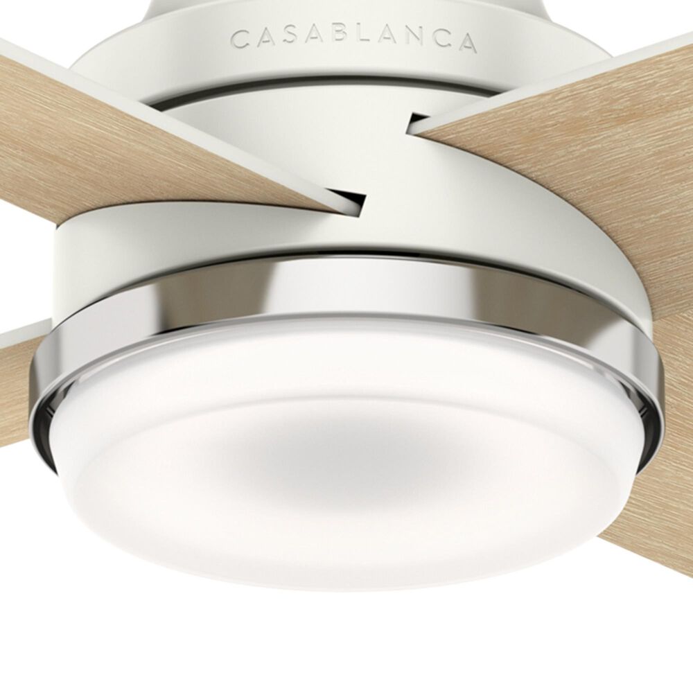 Hunter Daphne 54&quot; Ceiling Fan with LED Light in Fresh White, , large