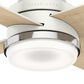 Hunter Daphne 54" Ceiling Fan with LED Light in Fresh White, , large