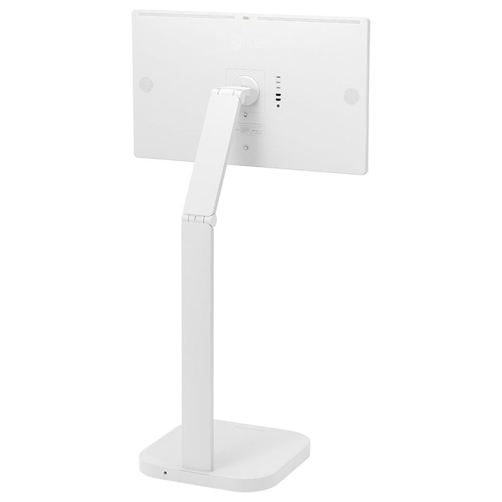 LG 31.5&quot; 4K UHD IPS Smart Monitor Swing with Touchscreen and Rolling Stand in White, , large