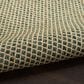 Nourison Courtyard Green 10" x 14" Indoor/Outdoor Area Rug, , large