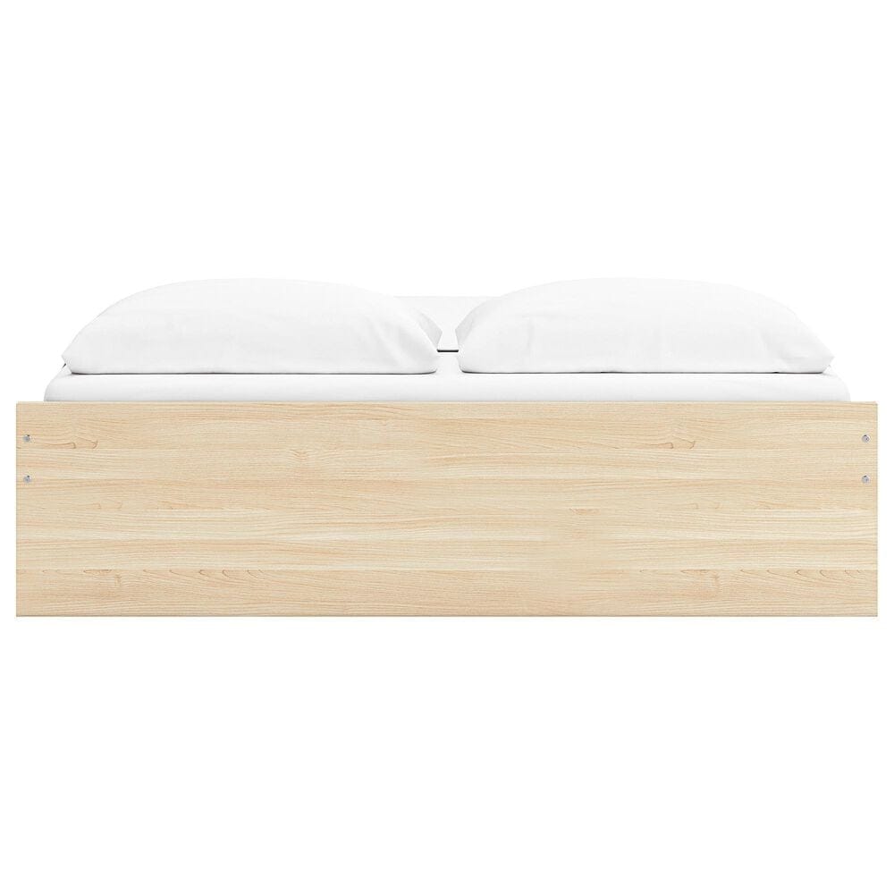 Ashley Onita King Platform Bed with 2 Side Storage in Natural, , large