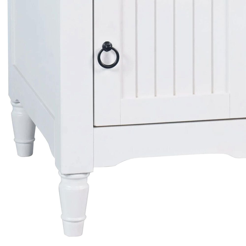 Waltham Westport Power Chairside Table in White, , large