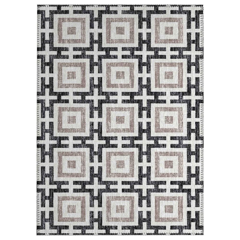 Dalyn Rug Company Marlo 1"8" x 2"6" Black Indoor/Outdoor Area Rug, , large