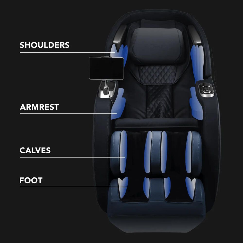 Osaki Bravo Duo 4D Massage Chair in Blue, , large