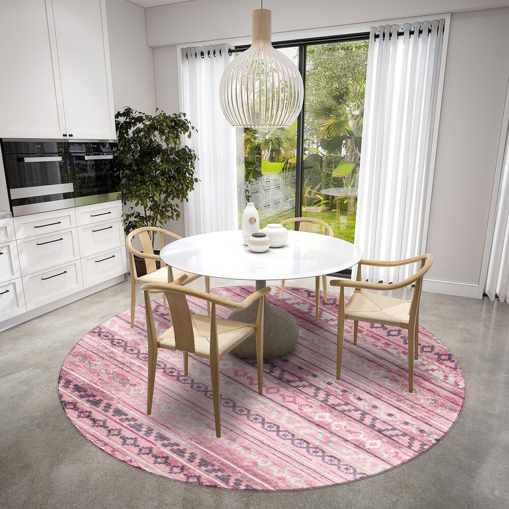 Dalyn Rug Company Sedona 10&#39; Round Blush Indoor/Outdoor Area Performance Rug, , large