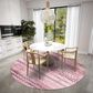 Dalyn Rug Company Sedona 10" Round Blush Indoor/Outdoor Area Performance Rug, , large