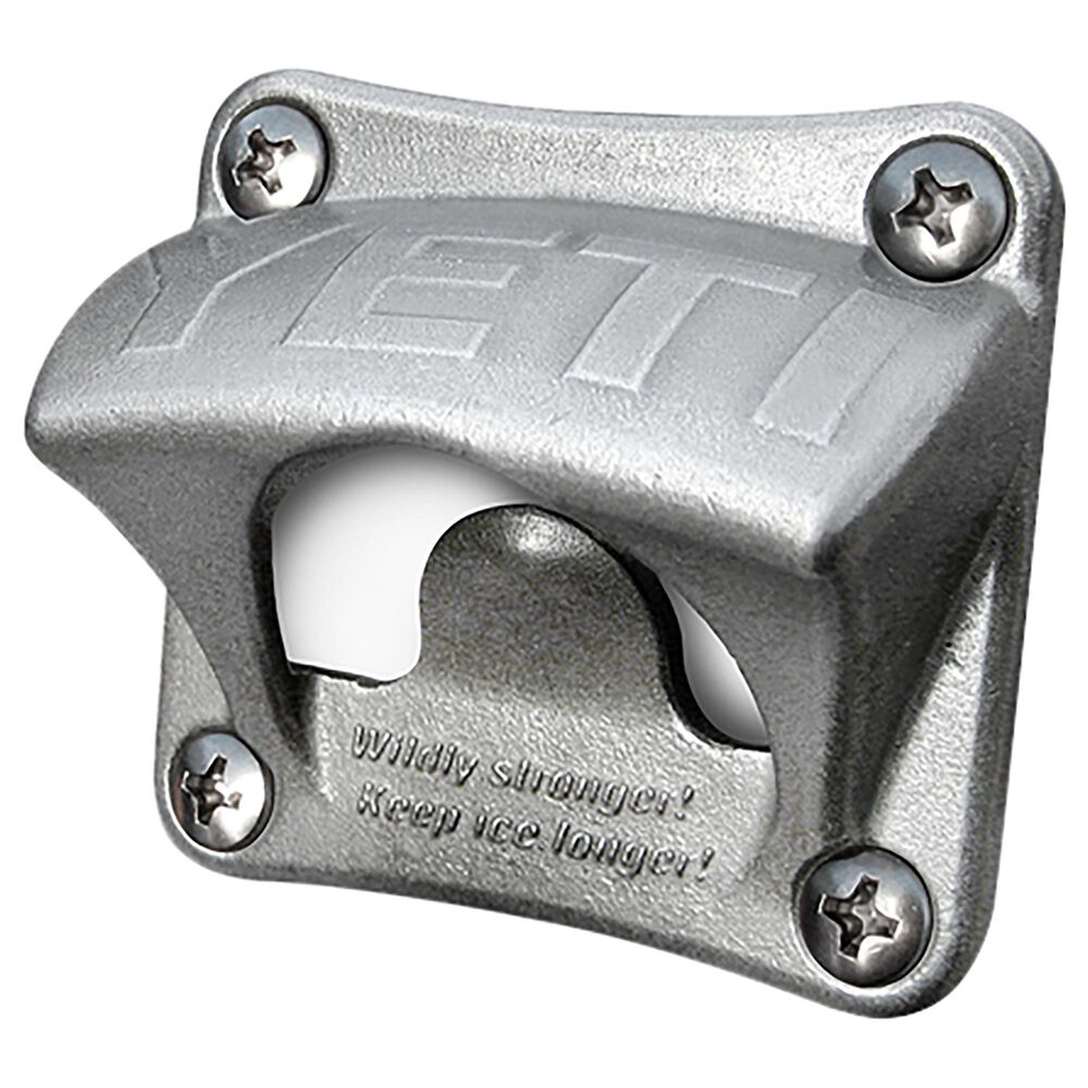 YETI Wall Mounted Bottle Opener in Stainless Steel Nebraska Furniture