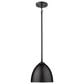 Golden Lighting Zoey 1-Light Small Pendant in Matte Black, , large