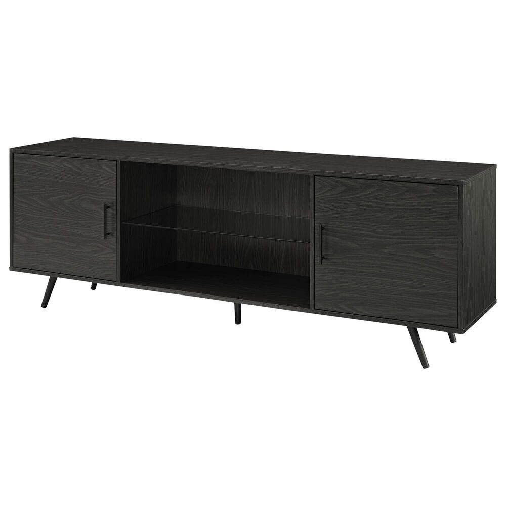 Walker Edison Nora 70&quot; TV Stand in Graphite, , large