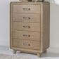 St Claire Home Theo 5-Drawer Chest in Desert Oak, , large