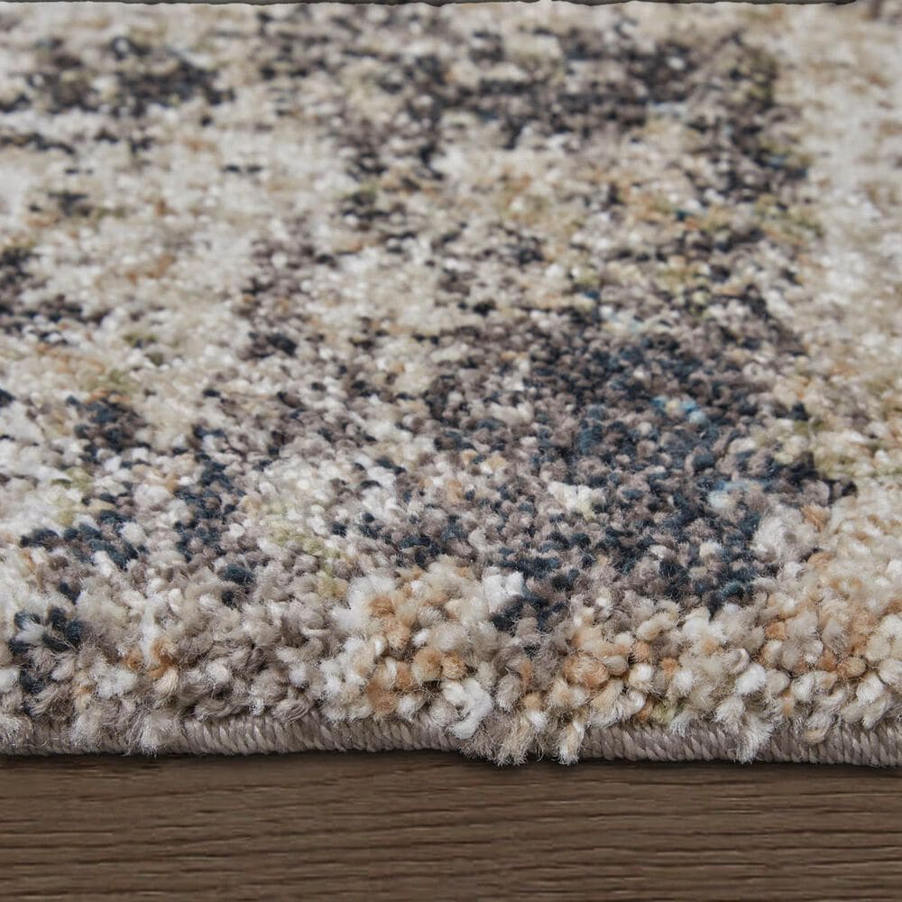 Feizy Rugs Skyview 2&#39;6&quot; x 7&#39;3&quot; Ivory and Green Runner, , large