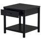 Safavieh Jaylessa 1-Drawer End Table in Black, , large