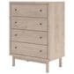 Ashley Arloster 4-Drawer Chest in Tan, , large