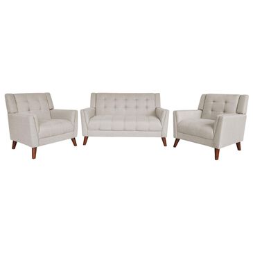 Other Candace 3-Piece Stationary Living Room Set in Beige, , large