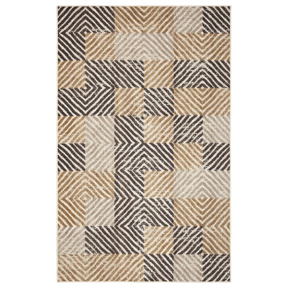 Mohawk Heritage Nakoda Printed 5" x 7" Neutral Area Rug, , large