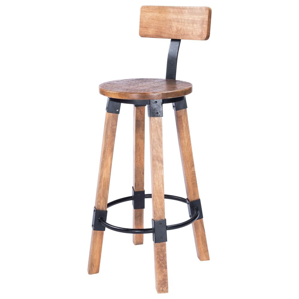 Butler Masterson Barstool in Natural Wood, , large