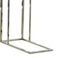 Crystal City Lucia Chairside End Table in Black Nickel and Gray, , large