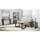 Linden Boulevard Brownstone II End Table in Nut Brown and Black, , large