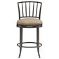 Armen Living Vince Swivel Counter Stool in Mushroom Brown, , large