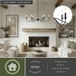 Vaxcel Annabelle 36" 6-Light Chandelier in Matte Black, , large
