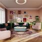 37B Isaac Stationary Sofa in Green Velvet, , large