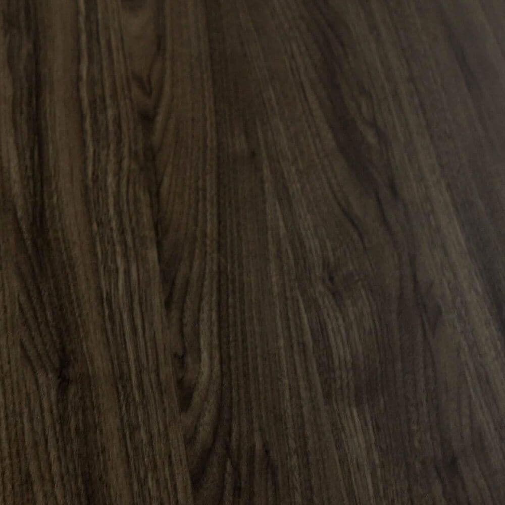 Leisuremod LeisureMod Verve Collection Modern Bar Height Table White Base with 48 Round Dark Walnut MDF Top, , large