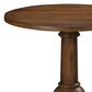 Hekman Fairfax Round End Table in Chestnut Brown and Black, , large