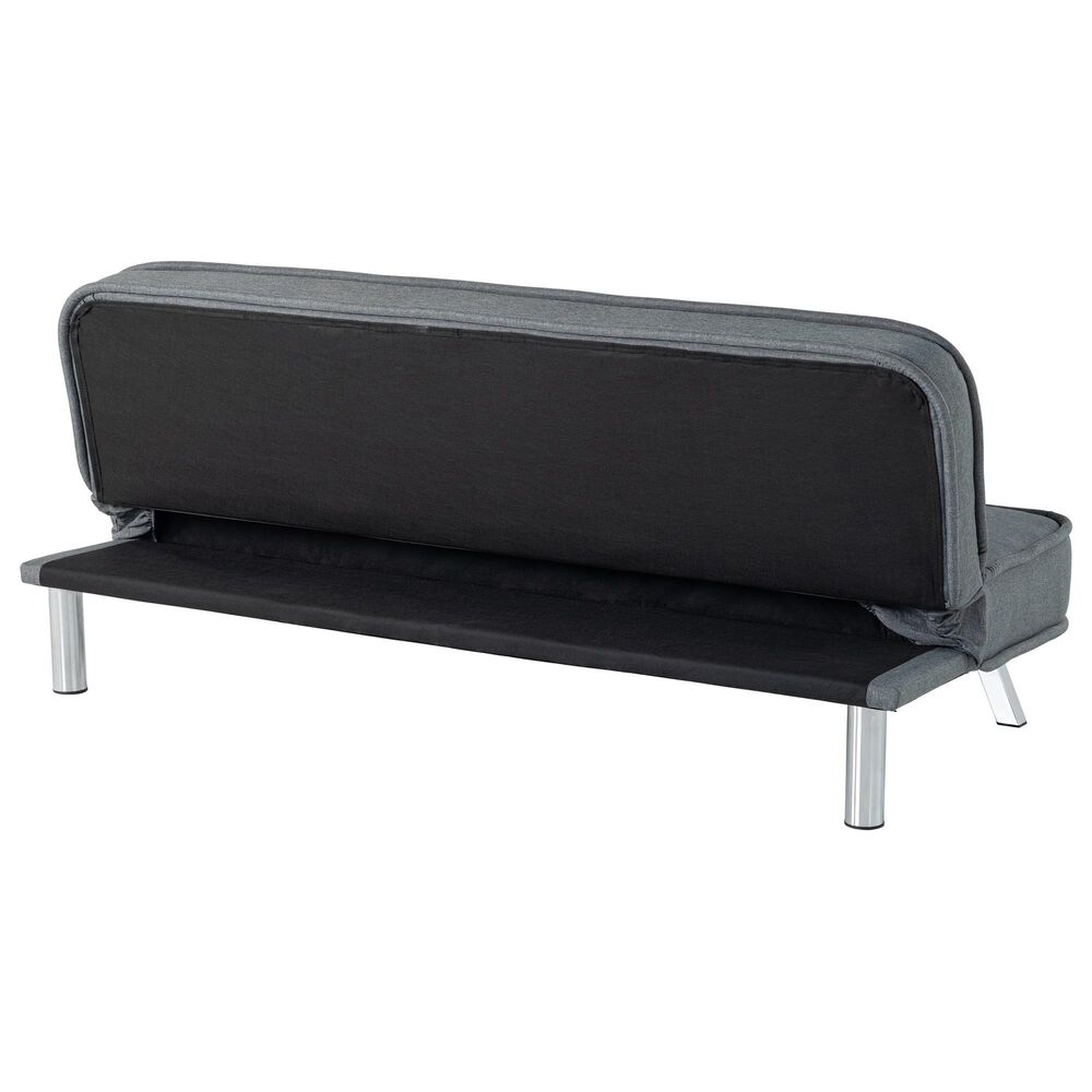Lifestyle Solutions Toni Convertible Sofa in Charcoal, , large