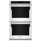 KitchenAid 30" Double Electric Wall Oven with Air Fry Mode in White, , large