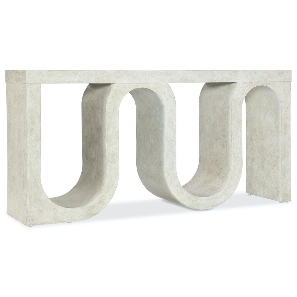 Hooker Furniture Melange Snaked Console Table in Cream, , large