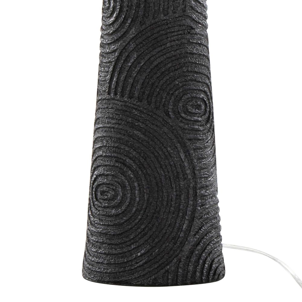 LumiSource Kona 31" Polyresin Table Lamp in Matte Black and Modern Brass (Set of 2), , large