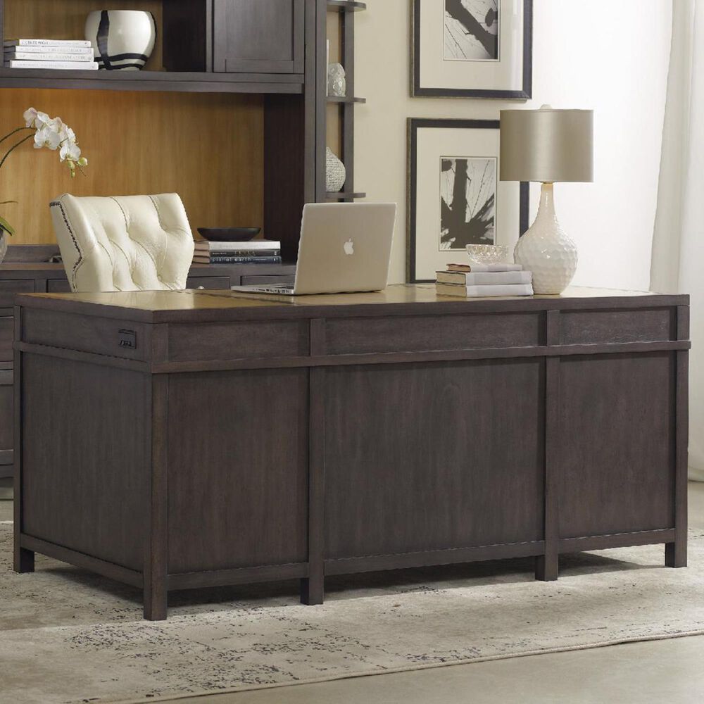 Hooker Furniture South Park 66" Executive Desk in Gray, , large