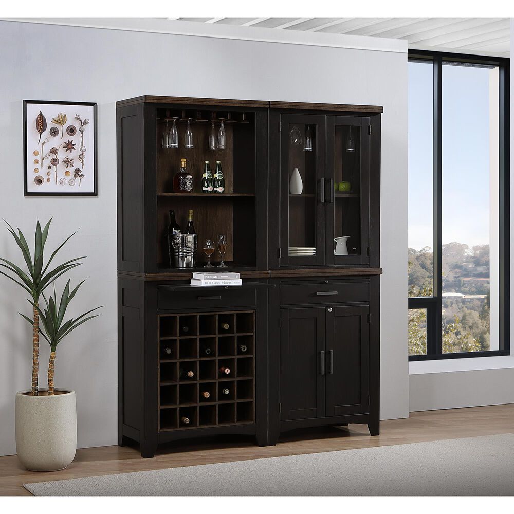 ECI FURNITURE Ashford Wall Bar in Black, , large