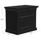 Riverside Furniture Westwood 2-Piece Corner Desk and File Cabinet Set in Ebony Whiskey Oak, , large