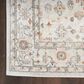 Nourison Astra Machine Washable ASW11 2"2" x 8" Grey and Multicolor Runner, , large