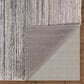 Feizy Micah Black and Dark Gray 12" x 15" Area Rug, , large