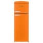 Unique Appliances Classic Retro 7.5 Cu. Ft. Top Freezer Refrigerator in Creamsicle Orange, , large