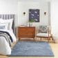 Nourison Dreamy Shag Solid 4" x 6" Light Blue Area Rug, , large