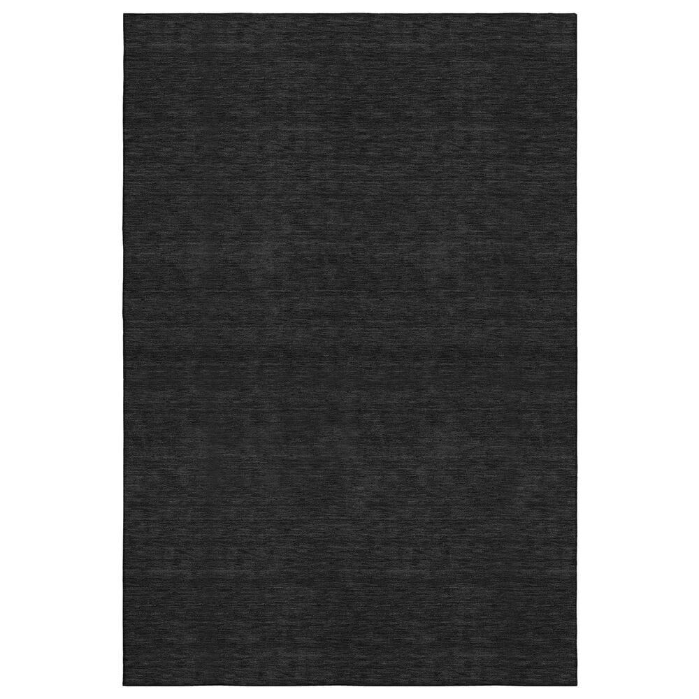 Dalyn Rug Company Soft Essentials Solid Black 3" x 5" Area Rug, , large