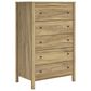 Ashley Bermacy 5-Drawer Chest in Light Brown, , large