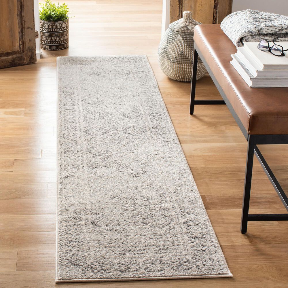 Safavieh Tulum TUL264A 2&#39; x 11&#39; Ivory and Grey Runner, , large
