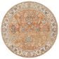 Surya Carlisle CSI2317 5"3" Round Brick Red, Off-White, Medium Gray, Olive, Dark Blue and Dark Brown Area Rug, , large