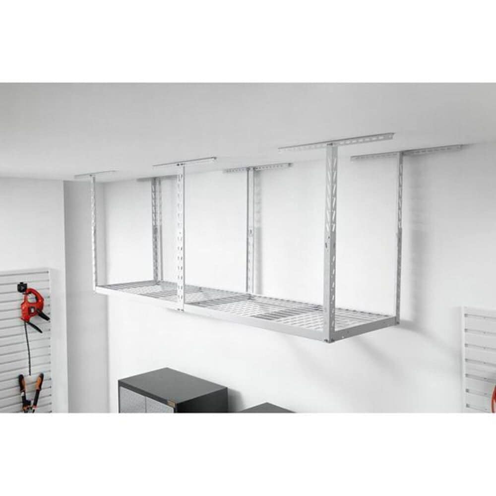 Gladiator 2&#39; x 8&#39; Overhead GearLoft Storage Rack in White, , large