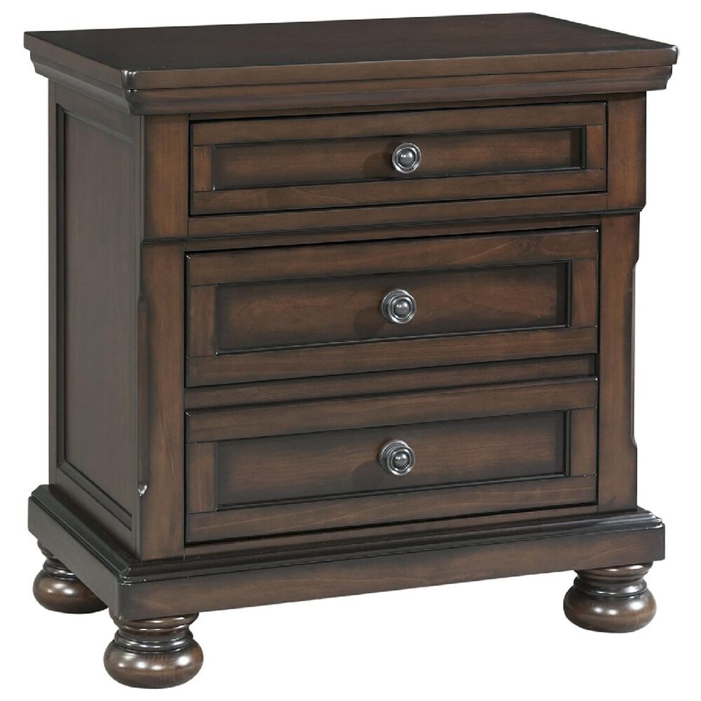 Mayberry Hill Kingston 4-Piece Queen Bedroom Set in Rich Walnut, , large