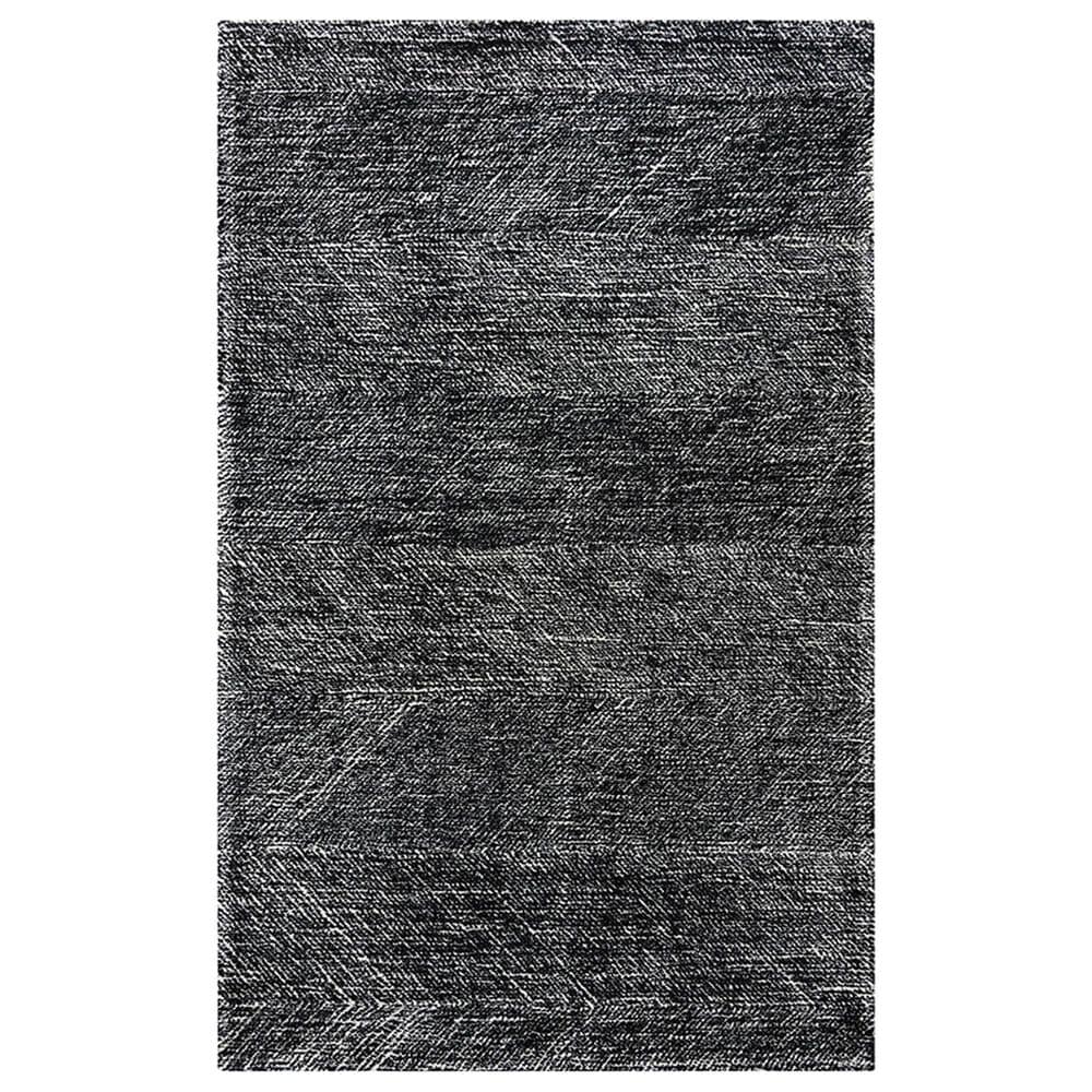 RIZZY Etchings 7"6" x 9"6" Black Area Rug, , large