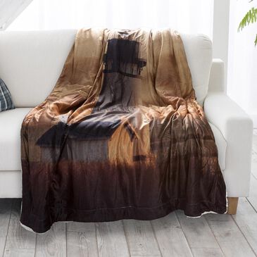 Timberlake Lavish Home Lighthouse Pattern Fleece, , large