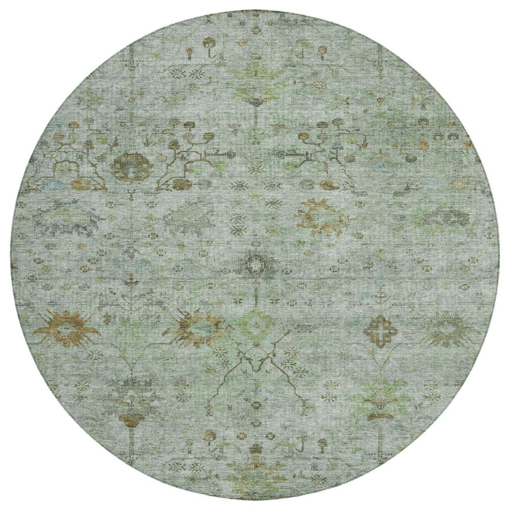 Dalyn Rug Company Solace SL4 8" Round Aloe Area Rug, , large